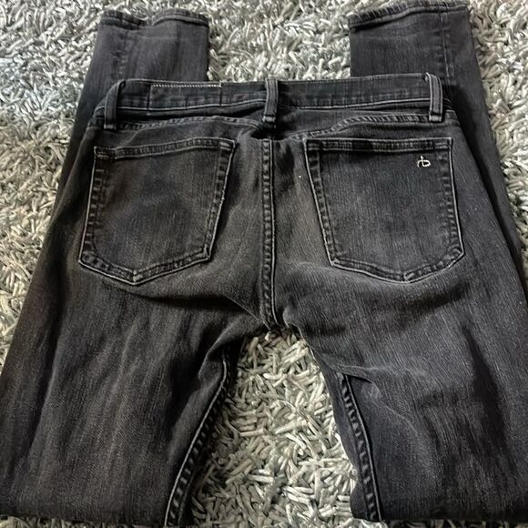 Rag and bone standard issue extra slim black jeans 30 - Picture 5 of 5